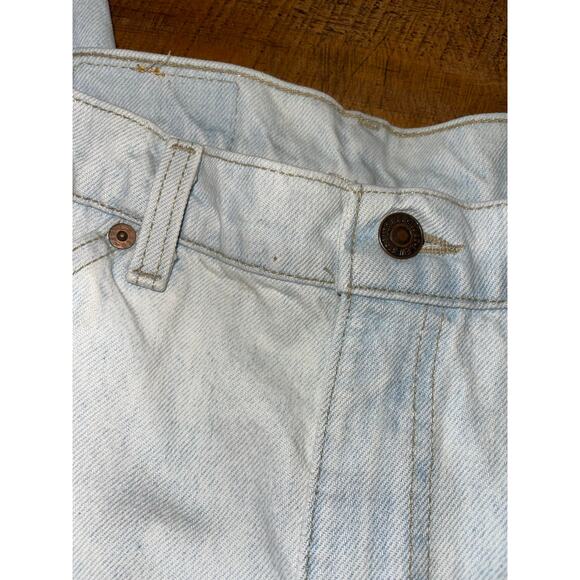 Mens VTG Levi's 505 Orange‎ Tab Bleach Wash Regular Fit Straight Leg Jeans W36 - Picture 10 of 11